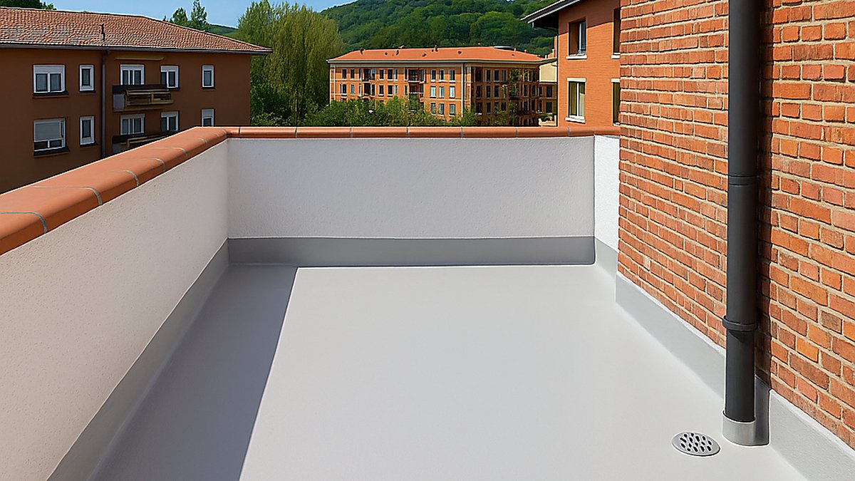 Filtraciones en terraza – Romo (después)