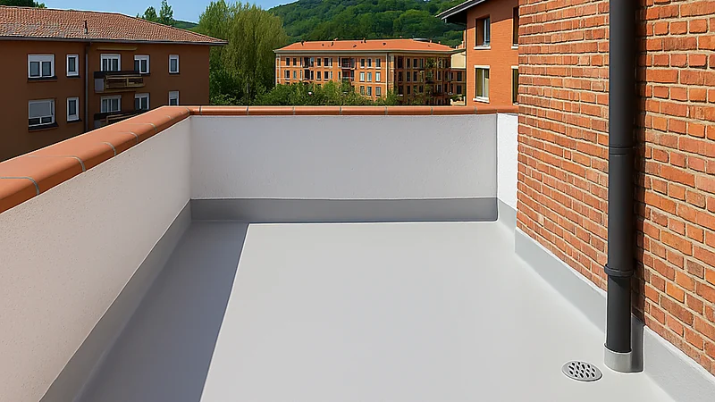 Impermeabilización de terraza – Romo (después)